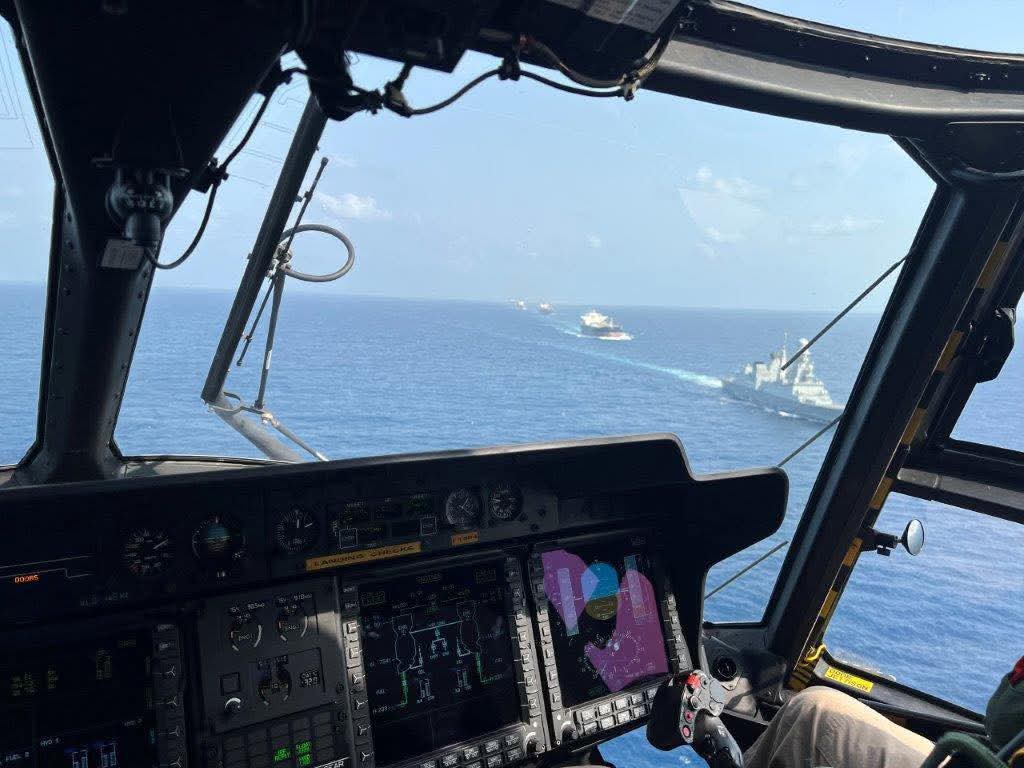 EU Mission R£scues Crew of M!ssile-Struck Cargo Ship in Gulf of Aden