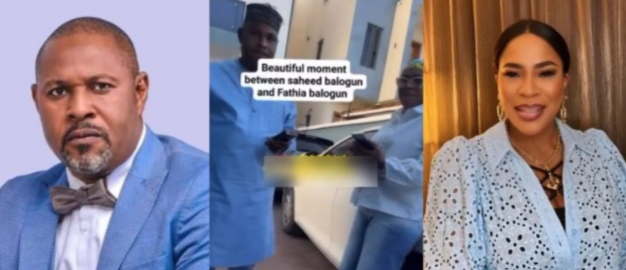 Fight Don Tire Them”- Video Of Saidi Balogun And Fathia Williams Sets Social Media Abuzz