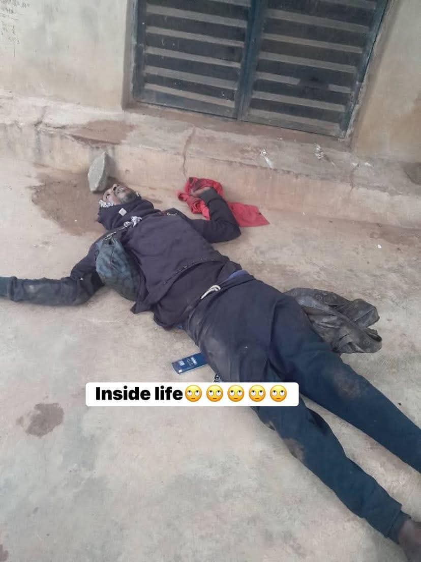 SUSPECTED SHOP BURGLAR REPORTEDLY SH0T TO D£ATH IN IKERE EKITI.