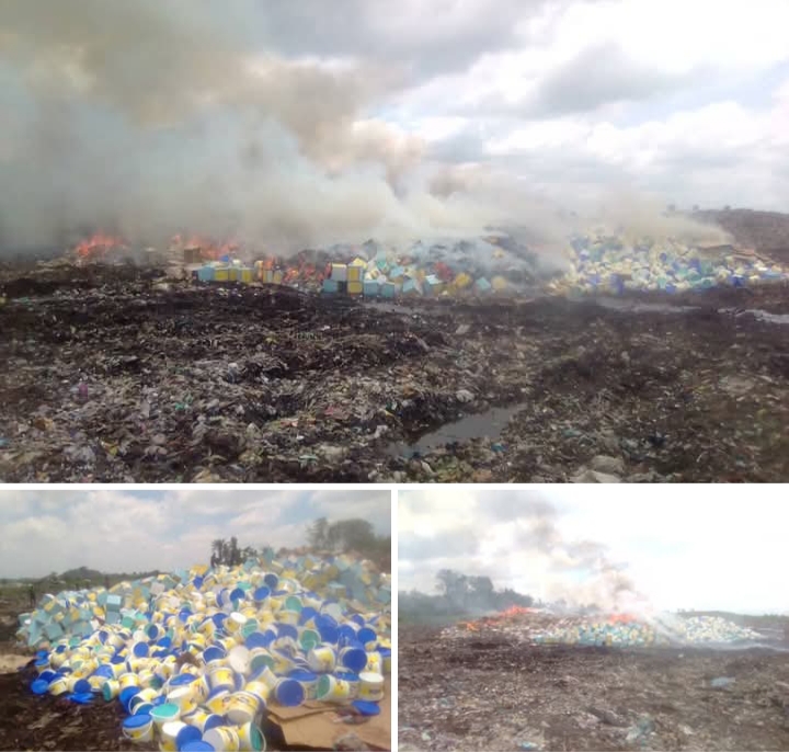 NAFDAC destr0ys fake drugs, products worth N15bn in Oyo