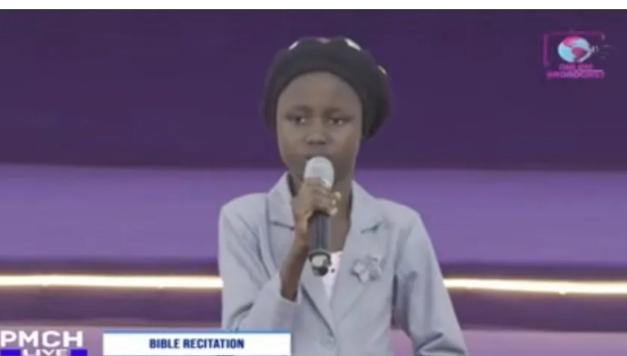 Seven-year-old Nigerian girl stuns crowd, recites longest Bible chapter