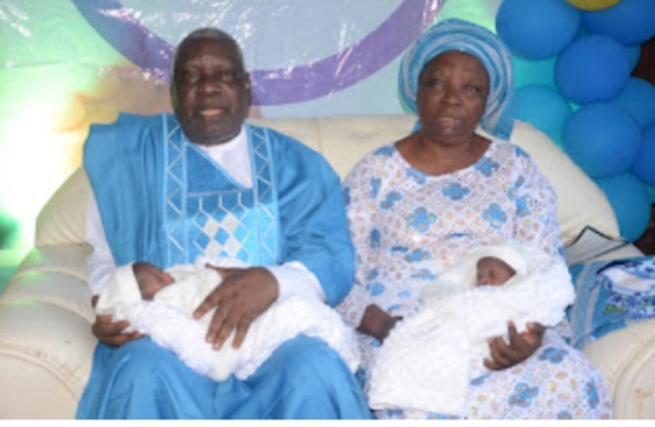 Miracle of the Millennium: After 41 years of marriage, 13 years of pregnancy, Pastor & Evang. Mrs. Dele Ajibola welcome twin boys