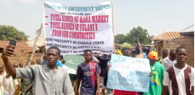 Kwara Residents Protest Against K!llings, K!dnappings As Doctors Abandon Government Hospital In Pategi Over Insecurity