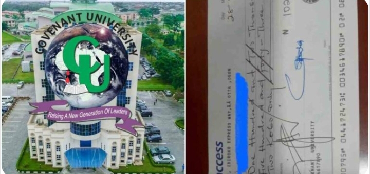“₦102k for 14 years?” – Outrage as Covenant University allegedly pays staff ₦102k gratuity after years of service “₦102k for 14 years?” – Outrage as Covenant University allegedly pays staff ₦102k gratuity after years of service