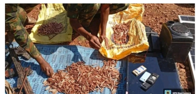 Troops Recover Cache Of Arms From Bandit Hideout In Plateau Community, Suspect £scapes Troops Recover Cache Of Arms From Bandit Hideout In Plateau Community, Suspect £scapes