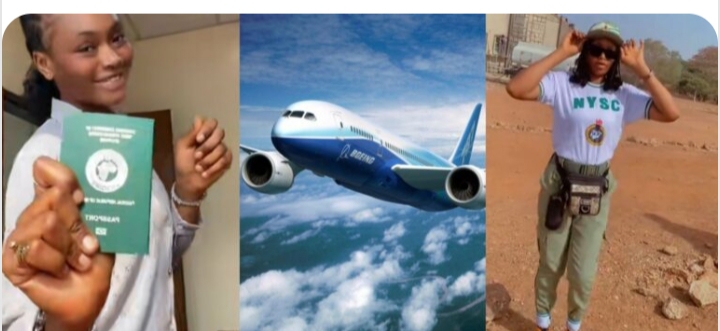 Corper stirs surprise as she reveals her PPA sent her on trip abroad