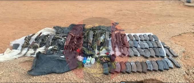 Soldiers rec0ver 13 AK-47s, gr£nades in Taraba raid