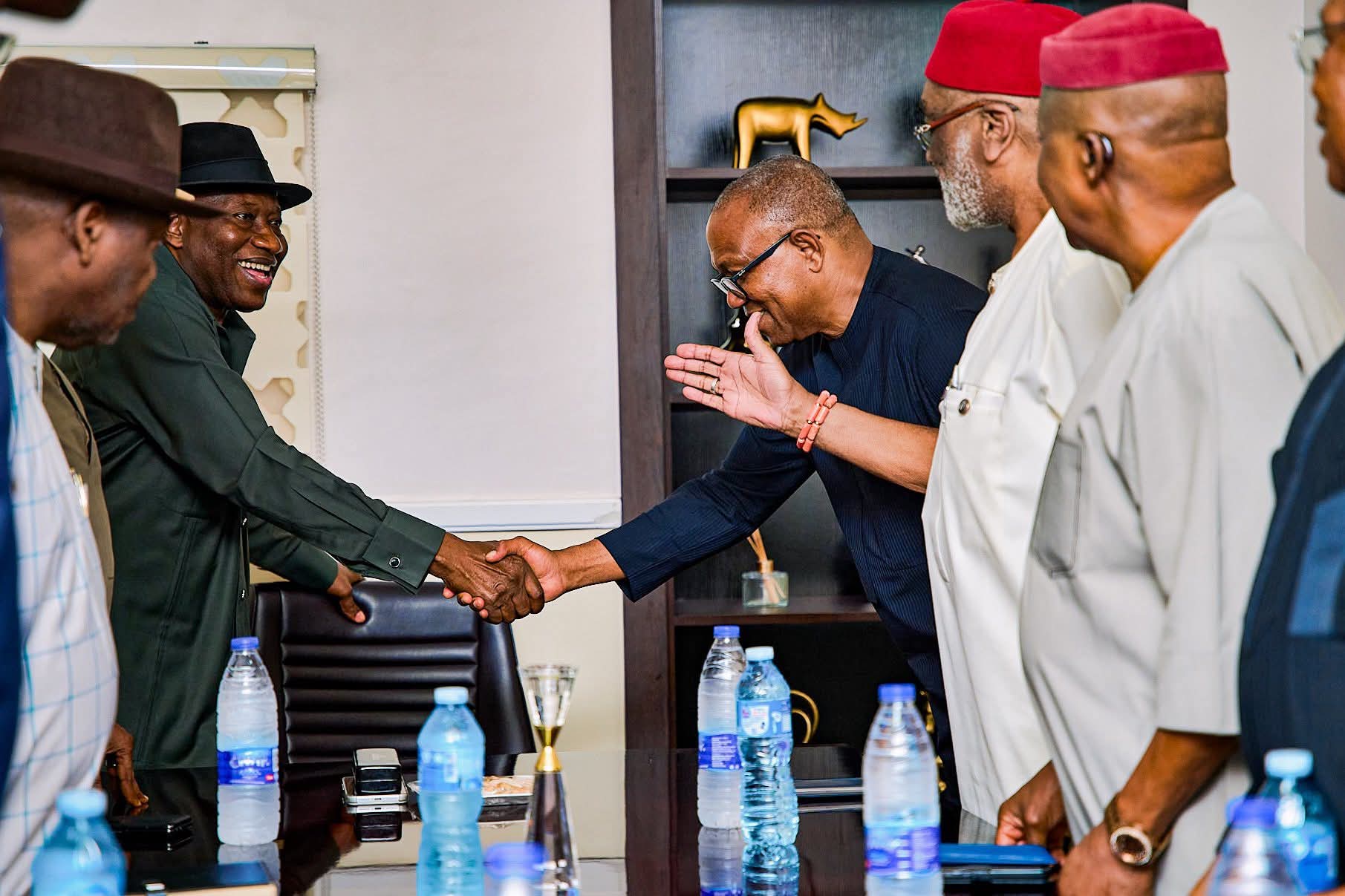 Peter Obi breaks silence after Leading Other South East Leaders To Meet Goodluck Jonathan 