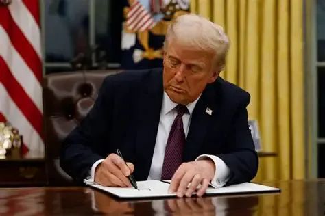 Trump signs executive order waiving new Russia sanctions, tariffs Trump signs executive order waiving new Russia sanctions, tariffs